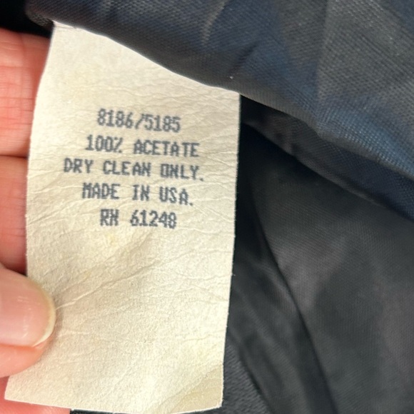 VTG Y2K Cachet Black Gray Patterned Crop Halter Top USA Women 12 Babydoll Event - Picture 4 of 15